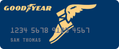 Goodyear credit card logo color